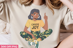 Empowering Black Girl Clipart PNG Product Image 3