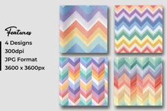 Colorful Chevron Pattern Digital Paper Product Image 3