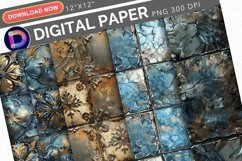 Raised Tile Digital Paper Product Image 1