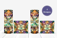 Crystals Tumbler Sublimation, Gemstones Tumbler Wrap 20 Oz Product Image 3