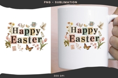 Happy Easter png design for T-shirts Product Image 3