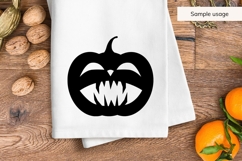 Laughing Jack O Lantern Pumpkin SVG Product Image 3
