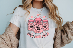 Self Love Pills Sublimation PNG, Self Care Sublimation Product Image 3