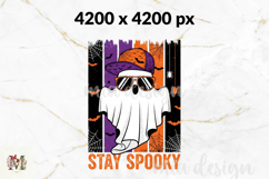 Stay Spooky Halloween PNG, Cool Ghost Sublimation Design Product Image 2