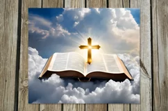 Bible | 4 Christian Faith Skinny tumbler sublimation designs Product Image 3