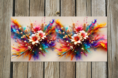 Christian cross &amp; flowers | Faith Sublimation Mug design P Product Image 3
