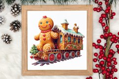 Watercolor Santa Claus Sublimation Clipart, Santa PNG Product Image 3