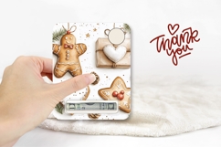Watercolor Christmas Cookies Money Card, Christmas Gift Card Product Image 3