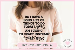 Crafter SVG - A Long List Of Things To Do Today SVG Product Image 3