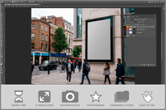 Urban Billboard Street Perspective Product Image 2