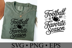 Football is my Favorite Season Game Day Svg | Shirt Svg Product Image 3