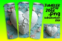 Cute 3D Love Tumbler Design Product Image 1