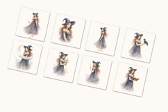 Witch Watercolor Clipart, Magical Witch Product Image 4