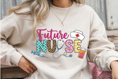 Future Nurse PNG Sublimation Design, Nursing Student Shirt Product Image 3