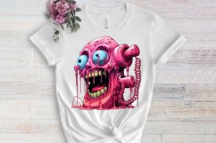 Halloween Pink Ghost Sublimation Clipart, Halloween PNG Product Image 3