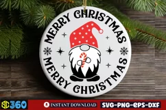 Merry christmas SVG, Christmas SVG, Christmas Porch Sign SVG Product Image 3