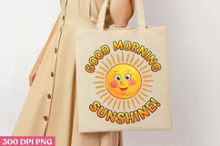 Good Morning Sunshine PNG, Retro Positive Sublimation PNG Product Image 3