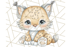 Cute Arctic Animal Clipart PNG, Cute Winter Animals Png Product Image 3