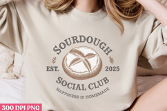Sourdough Social Club PNG, Coquette Bow Positive Product Image 3