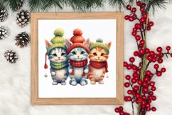 Cat Christmas Cat Art for Holiday Clipart Product Image 2