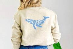 Haida Gwaii Cut File | Whale Word Art Product Image 2