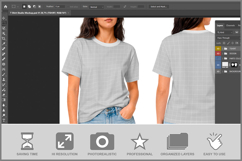 T Shirt Studio Mockup Product Image 2