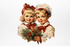 Vintage Christmas Collection Sublimation PNG Product Image 3