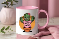 Cartoon Cactus With Sarcasm Shirt Ideal For Sublimation Product Image 3