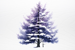 Lavender And Christmas Tree Sublimation PNG Product Image 3