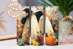 Cartoon Halloween Ghosts Backgrounds, Kids Halloween Print Product Image 3