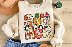Hello Summer PNG sublimation |Beach &amp; Summer PNG T-Shirt Product Image 9