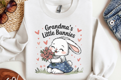 Grandma&#039;s little bunnies PNG, Easter Design Sublimati Product Image 3