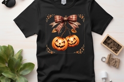 Retro Halloween Pumpkin Cherries Clipart Product Image 3