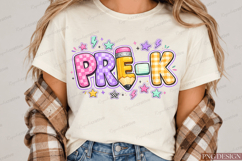 Retro Back to School Girls PNG Bundle Product Image 3
