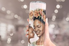 Mom and Daughter Tumbler Wrap | Mother’s Day Sublimation Product Image 3