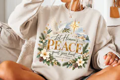 4 Christian Anxiety Quote PNG Designs, 4 Christmas Faith and Product Image 3
