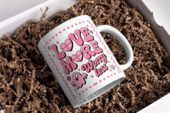 Groovy Valentine&#039;s Day PNG Bundle 18 Retro Sublimation Desig Product Image 3