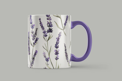 Lavender Floral Pattern Digital Paper Product Image 3