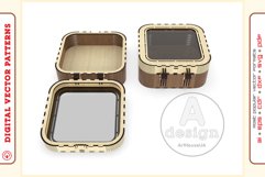Box Organizer v27 - laser cut file - Glowforge ready SVG Product Image 3