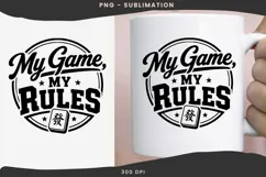 Mahjong quote png design for T-shirts Product Image 2