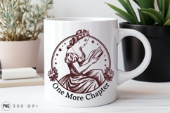 Princess Reading Book Sublimation PNG Product Image 2