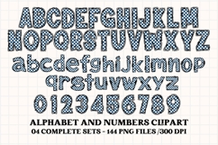 Father’s Day Alphabet clipart, father’s day letters doodle Product Image 3