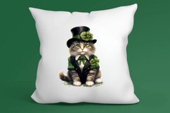St Patricks Day Cats Clipar, Bundle, St Patricks Day Cats Product Image 2