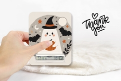 Cute Halloween Little Ghost Gift Card Template Product Image 3