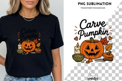 Carve Pumpkin PNG | Halloween Pumpkin Clipart Product Image 3