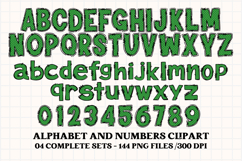 St patrick alphabet png clipart, st patrick letters doodle Product Image 3