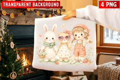 Cute Summer PNG | Turtle, Floral Seashell &amp; Strawberry House Product Image 2