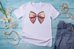 Vintage Retro Coquette Bow Clipart, vintage retro coquette Product Image 3