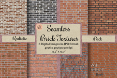 100 Seamless Brick Textures, Set 2, 8 Packs in 1, Tileable Product Image 7