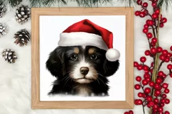 Christmas Peeking Dogs Clipart, Christmas PNG Product Image 3